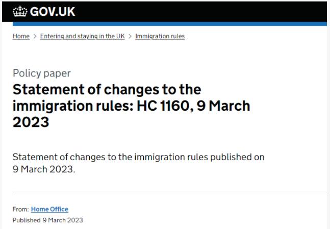 重磅！2023英國春季移民修正案發(fā)布！創(chuàng)新、工簽均有變動！